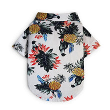 Load image into Gallery viewer, 2019 Dog Cute Print Hawaii Beach Casual Pet Travel Shirt Summer Beach Shirt Short Sleeve Small Dog Cat Chihuahua Blouse
