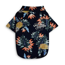 Load image into Gallery viewer, 2019 Dog Cute Print Hawaii Beach Casual Pet Travel Shirt Summer Beach Shirt Short Sleeve Small Dog Cat Chihuahua Blouse
