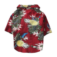 Load image into Gallery viewer, 2019 Dog Cute Print Hawaii Beach Casual Pet Travel Shirt Summer Beach Shirt Short Sleeve Small Dog Cat Chihuahua Blouse
