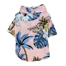 Load image into Gallery viewer, 2019 Dog Cute Print Hawaii Beach Casual Pet Travel Shirt Summer Beach Shirt Short Sleeve Small Dog Cat Chihuahua Blouse
