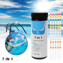 Load image into Gallery viewer, Aquarium Fish Tank Water Tropical Test Strips Kit Nitrite Nitrate PH Chlorine Bromine Total Hardness Test Strips 50pcs
